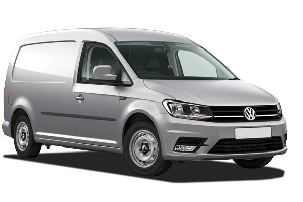 Vue latérale du fourgon VOLKSWAGEN CADDY - 2004 – modèle utilitaire gris aménageable